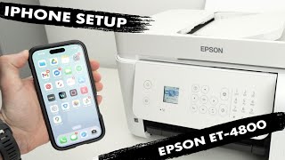 How to Wifi Setup Your Epson ET-4800 With an iPhone
