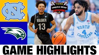 #1 North Carolina vs Wagner Highlights | West Region (1st Round) 2024 Men's Basketball Championship