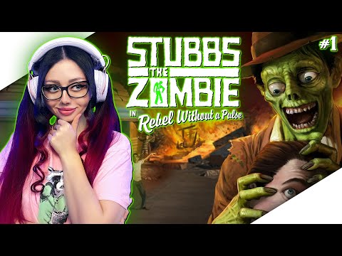 STUBBS THE ZOMBIE IN REBEL WITHOUT A PULSE Прохождение на Русском и Обзор | Стрим