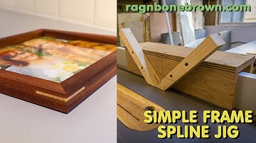 Making A Simple Frame Spline Jig for the DeWalt DW745