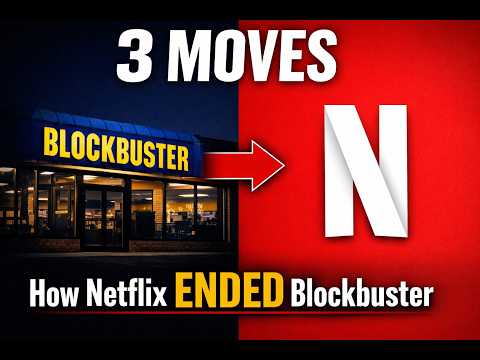 How Netflix Killed Blockbuster in 3 Moves | Silicon Strategy