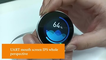 1.32inch QSPI Circular Round TFT LCD Display Smart Knob 320*320 UART Smart Home Control LCD Screen