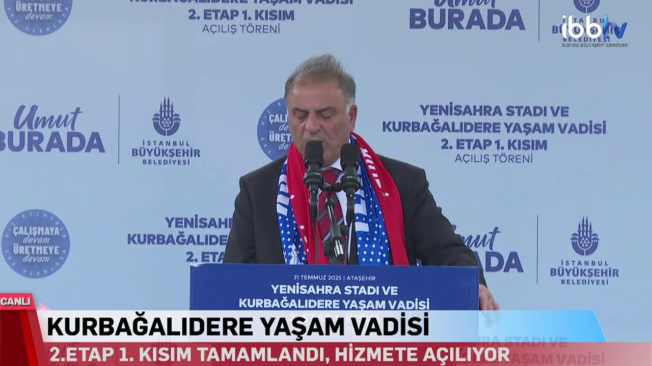 KURBAĞALIDERE YAŞAM VADİSİ VE YENİLENEN YENİSAHRA STADI AÇILIYOR