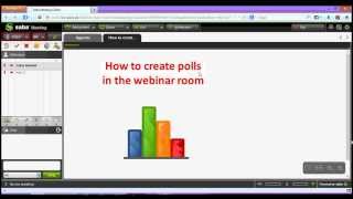 Saba Meeting - How to create a Poll? screenshot 1