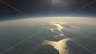 Near Space Weather Balloon Shows Earth Curve