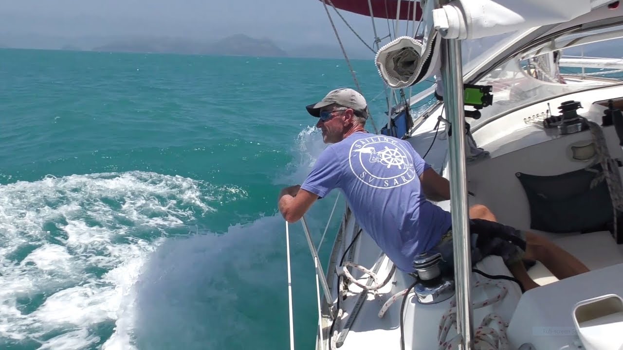 YACHT RACE!  It’s always a race when another sailboat is around! (Sailing SV Sarean) EP. 56