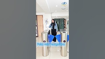 RA08 Facial Recognition & Palm Vein Recognition Demo with Turnstile Gate