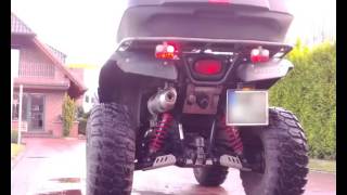 Exhaust Kawasaki KVF 650 KVF 750 Brute Force
