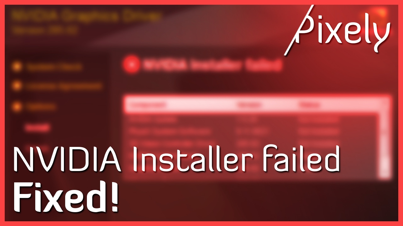 Install run fail