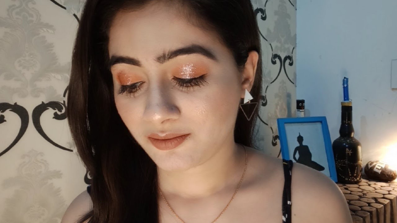 Glitter eye makeup. party makeup. makeup tutorial.Apexa NaikPatel