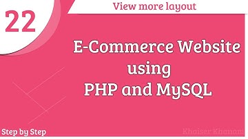 E-Commerce Website using PHP and MySQL || More details of product || Part -22