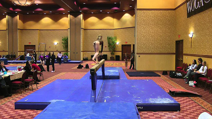 Rebecca Leach Beam - 2014 WOGA Classic