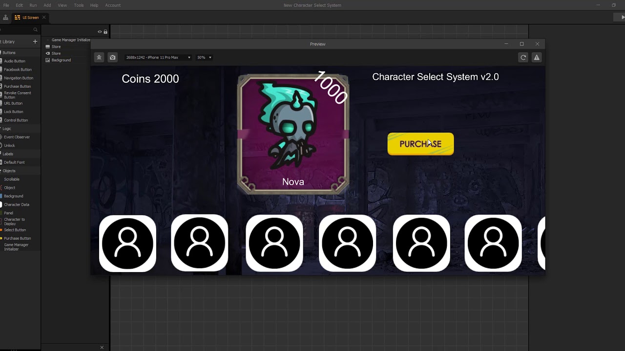 Character Select System Update 2.0 Preview - YouTube