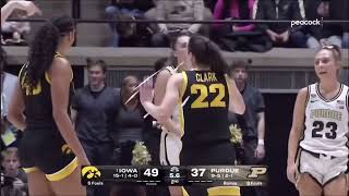 Last moments in first half of Iowa vs Purdue