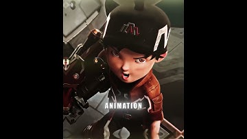 Boboiboy Gentar (Animation vs comic) - Azul - Boboiboy galaxy season 2 - Edit | #aftereffects
