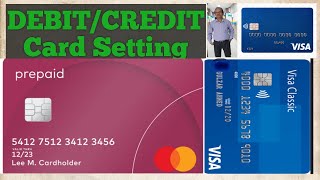 Debit and Credit Card Setting #trending #card block #card limit kaise change kare#एटीएमकार्ड#क्रेडिट