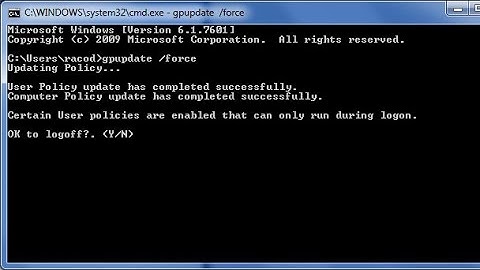 GPUpdate / CMD/Compu Tech