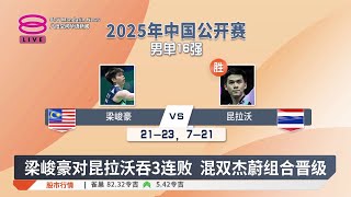 中国羽球公开赛 我国5支双打晋8强【2025.07.24 八度空间华语新闻】