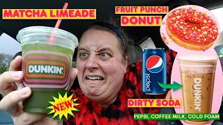 Dunkin's NEW Spring Menu - Limeade Matcha, Dirty Sodas (with Pepsi), and more! screenshot 4