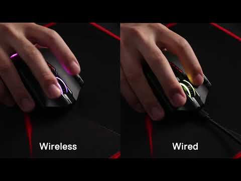 Redragon M913 Impact Elite Wireless/Wired Gaming Mouse! 12 Side Buttons MMO Mouse