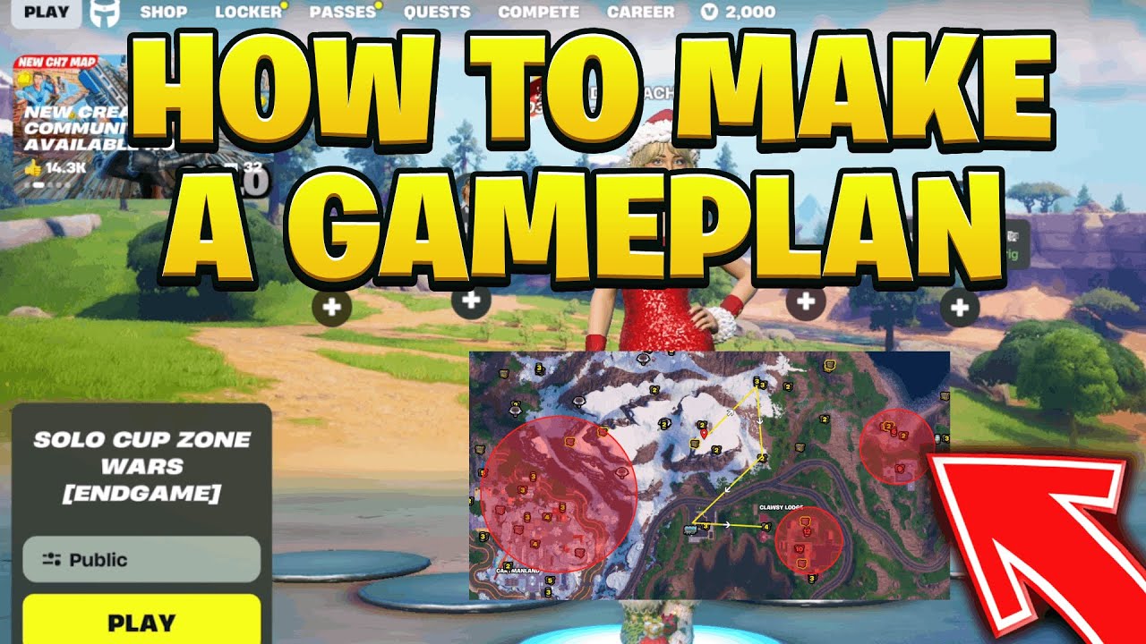 How to Create a Gameplan in Fortnite (Tournaments) - YouTube