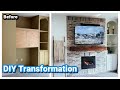 DIY Living Room Makeover on a Budget | Brick Transformation | How to install gas fireplace