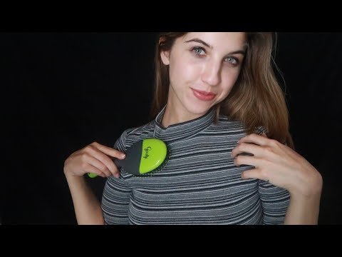 ASMR Body Brushing ~ Visual Triggers/Fabric Sounds/Soft Spoken