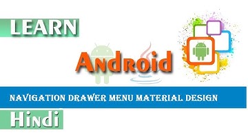 Android Navigation Drawer Menu Material Design | Android studio tutorial