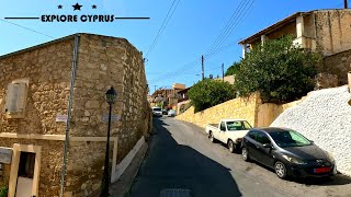 DRIVING from KOUKLIA VILLAGE to PISSOURI VILLAGE in CYPRUS 4K (60fps)