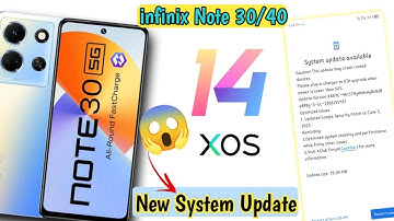 infinix Note 30 new system update|| infinix note 30 xos 14 update||