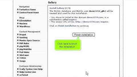 How to install Gallery