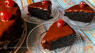 Devil's Moist Chocolate Cake | Chocolate Ganache | Kek Coklat | Beginner Friendly Baking
