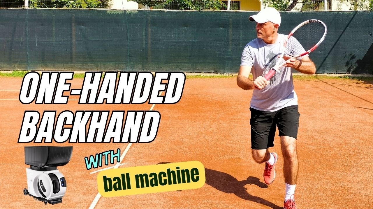 スポーツ・フィットネス MakingChampions12 Single backhand How to Learn the One-Handed Backhand Alone (with Ball Machine