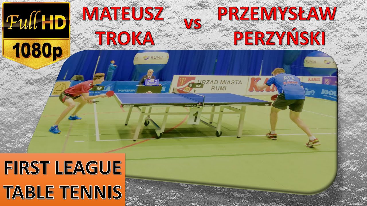 Przemysław Perzyński vs Mateusz Troka | #tabletennis4D #openpzts #gdansk