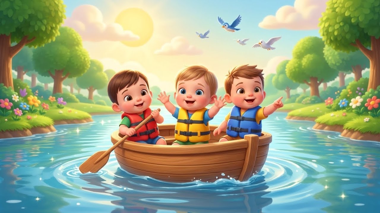 Веселая прогулка на лодке с друзьями 🚣‍♀️🎶 | Развивающие видео для малышей дошкольного возраста