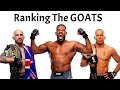 The ultimate mma goat list reranking the top 15 best fighters in history