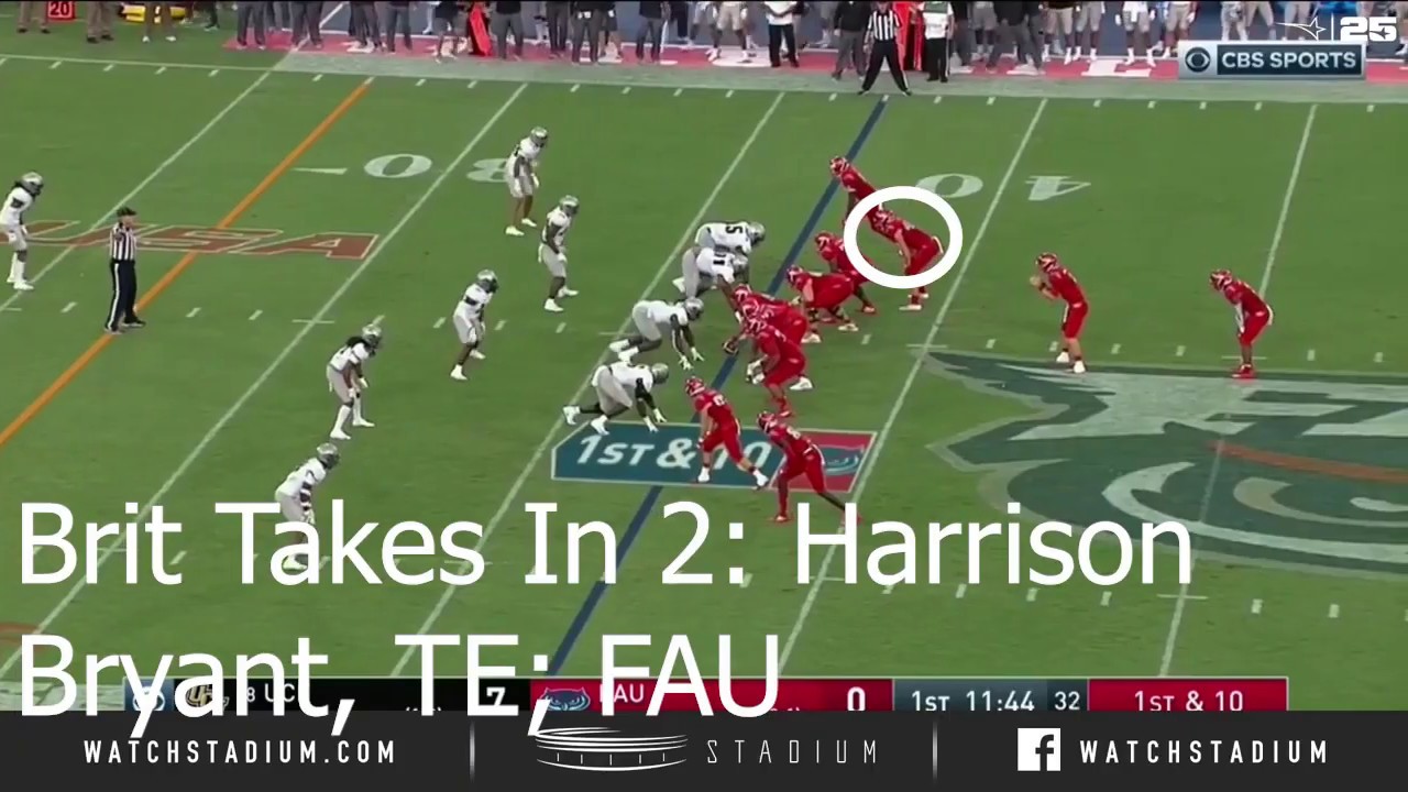 HARRISON BRYANT HIGHLIGHTS - BRIT TAKES IN 2- DAY 2 TE?