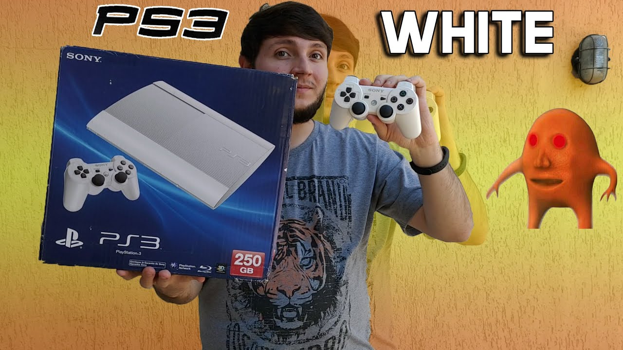 PS3 Super Slim Classic White Edição Limitada-Unboxing Do Brancão! - YouTube