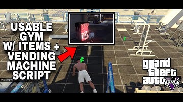 Usable Gym Script In GTA 5 RP (FiveM) | All The Bodybuilders Chased Me | GTA 5 Workout Script