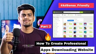How To Create Professional App Downloading Website | APK Download Website like Playstore APKpure P3 screenshot 5