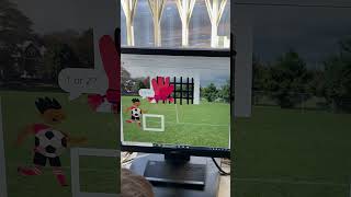 A Year 4 Coder Using Scratch To Program A Football Game.