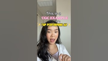 A UGC example of a TOP PERFORMING AD