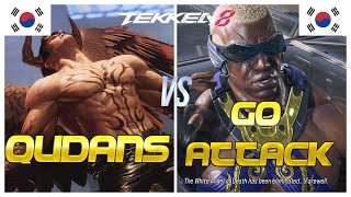 Tekken 8 🔥 Qudans (#1 Devil Jin) Vs Go Attack (#1 Raven) 🔥 Player Matches!