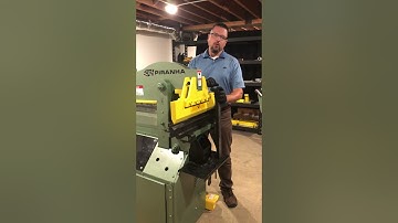 Piranha Ironworker Tool Tip: Bending Attachment