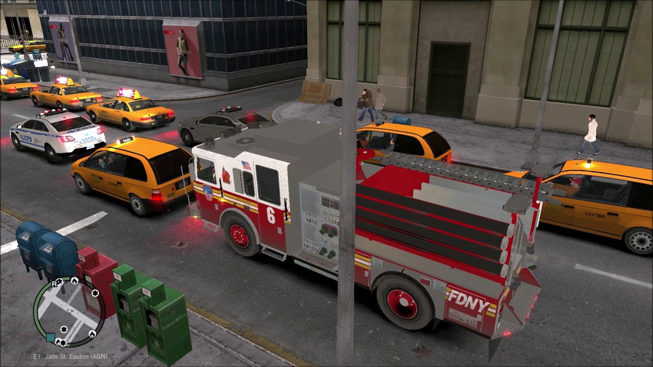 GTA 4 EQ2B SIREN PACK WITH POWERCALL FDNY ENGINE 6 RESPONDING