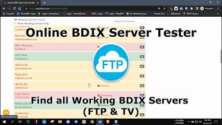 Online BDIX Server Tester  | Find all Working BDIX Servers (FTP & TV) screenshot 5