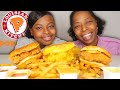 ELLEN DEGENERES EMAILED ME WHILE MUKBANGING WITH MY MOM! POPEYES SPICY CHICKEN SANDWICHES MUKBANG