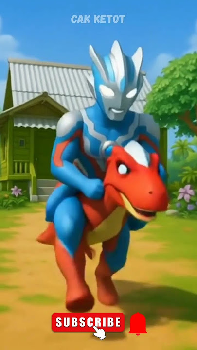 Ultraman Ginga Dikejar Ibu T-Rex #funny #galaxymanmeme #trendingshorts #lucu