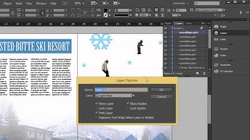 Using Layers in Adobe InDesign tutorial