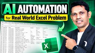 REAL WORLD Excel Problem Solved with AI 🤯 | Automate Data Cleaning with VBA Code